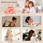 OXIFSILU 4 Pack Square Hair Clips
