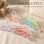 OXIFSILU 4 Pack Bow Hair Clips
