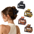 OXIFSILU 4 Pack Square Hair Clips