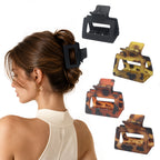 OXIFSILU 4 Pack Square Hair Clips